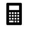A calculator to prepare a budget
