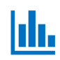 A bar chart with 4 bars of different length